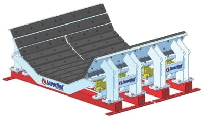 Dynamic Impact Beds for Conveyor Waterjet cutting services for quarry mining and industrial wear parts