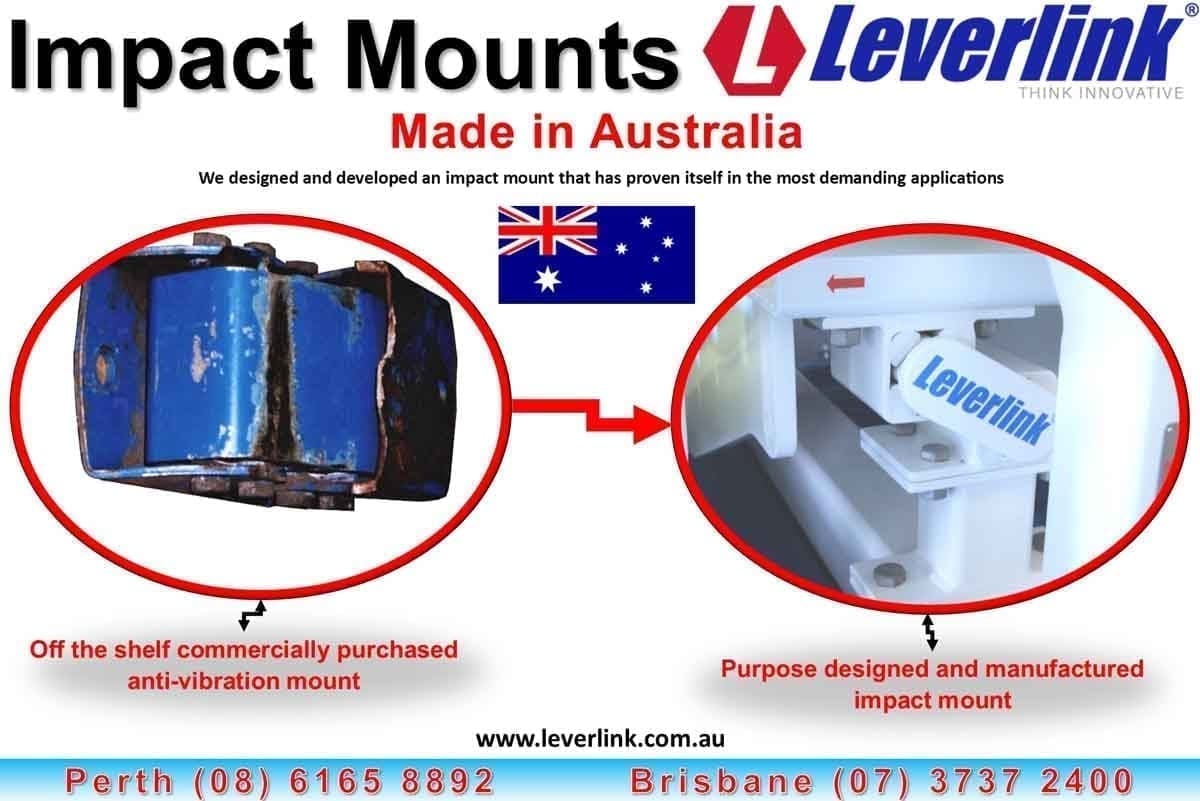 Impact mounts. Conveyor impact mount
