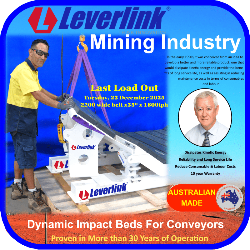 LL2026-1 Leverlink-Dynamic Impact Beds-Conveyors-Load Zones-Mining-Quarrying-Impact Tables